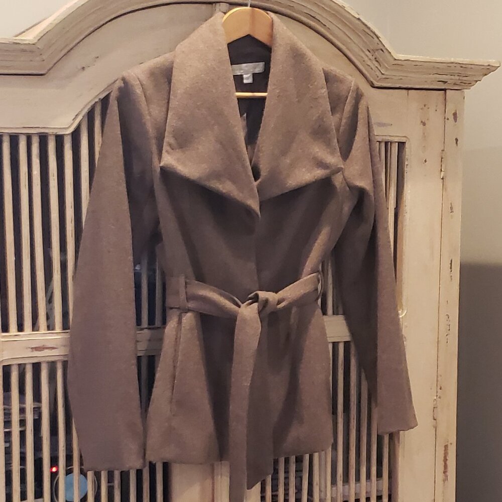 New York and Company Wool Blend Coat Small